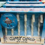 &quot;Clamdy Canes&quot; - clam flavored candy canes