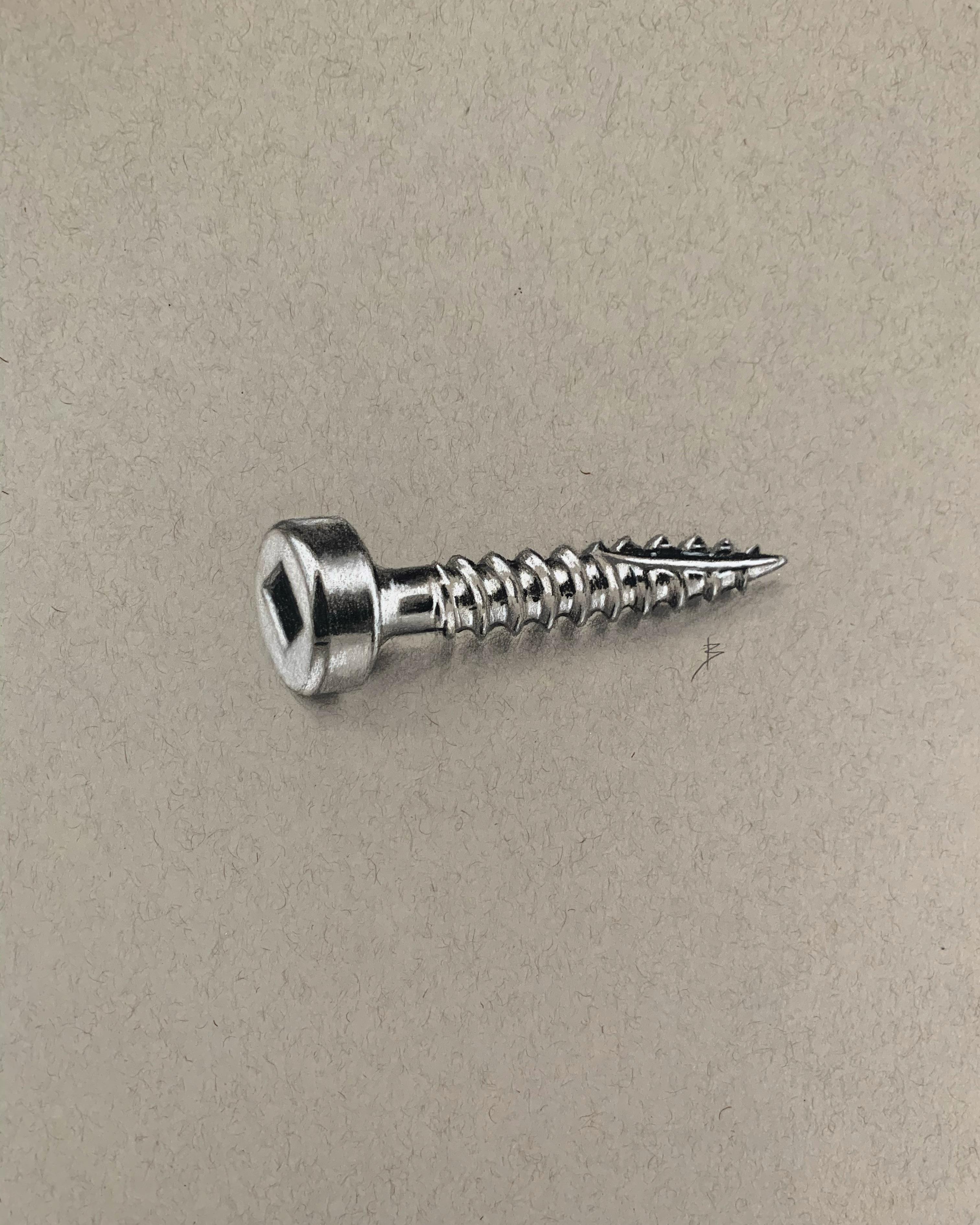 I drew a screw